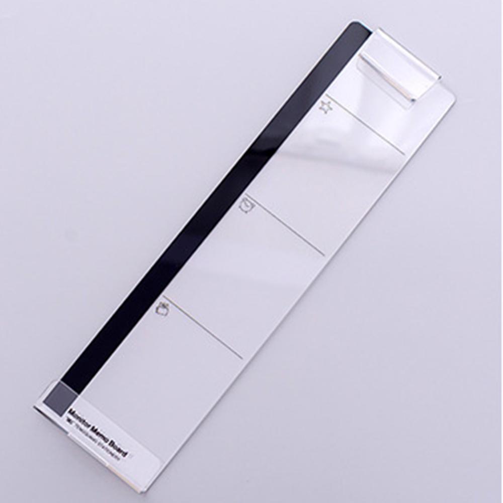 Acrylic Monitor Message Memo Board Sticky Note Display Name Card Phone Holder Name Card Holder