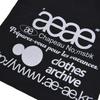 Aeae Web Logo Gym Sack -[Black]