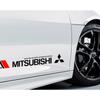 For Asx Lancer Pajero 4 Outlander 3 Xl L200 EX10 X 2pcs Car Body Decoration Stickers Car Door Scratch Blocking Decals
