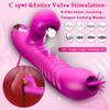 Leistungsstarker Stoßvibrator, weiblicher Klitorissauger, Vakuumstimulator, G-Punkt, Zungenlecken, Dildo für Erwachsene, Sexspielzeug für Frauen