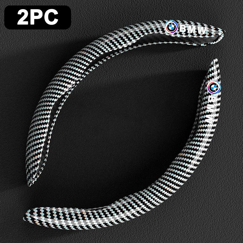 2pcs Car Steering Wheel Cover Non-Slip Protector Case For BMW 50th Anniversary M 3 4 5 7Series X1 X3 X4 X5 X6 X7 F10 F30 E46 E60