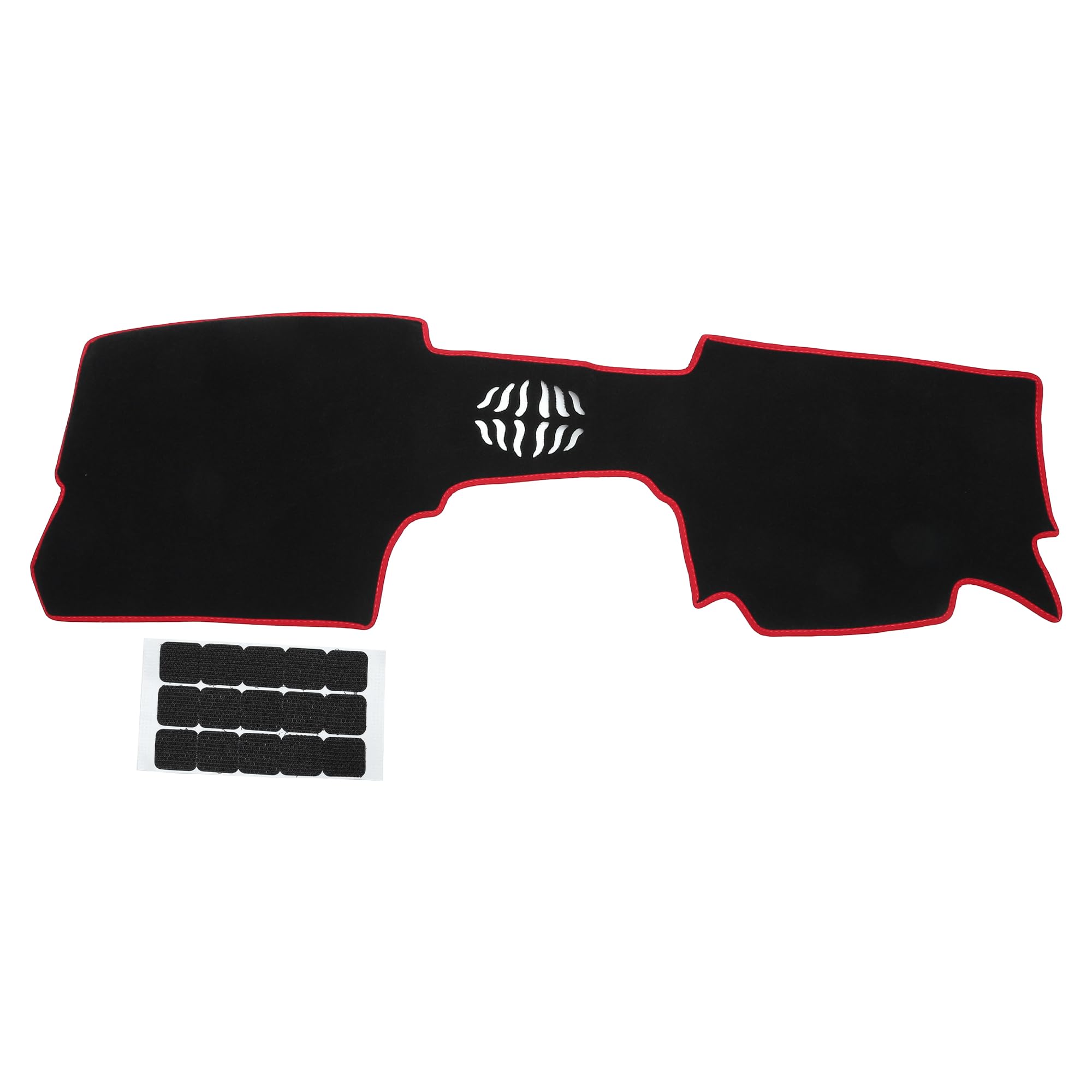 

Hihaha Dashboard Cover for Mazda DM No Front Dashboard Interior Custom Sun Polyester Black with Red Line for Drive CX-30 (2020-2024) - HUD, Cover,