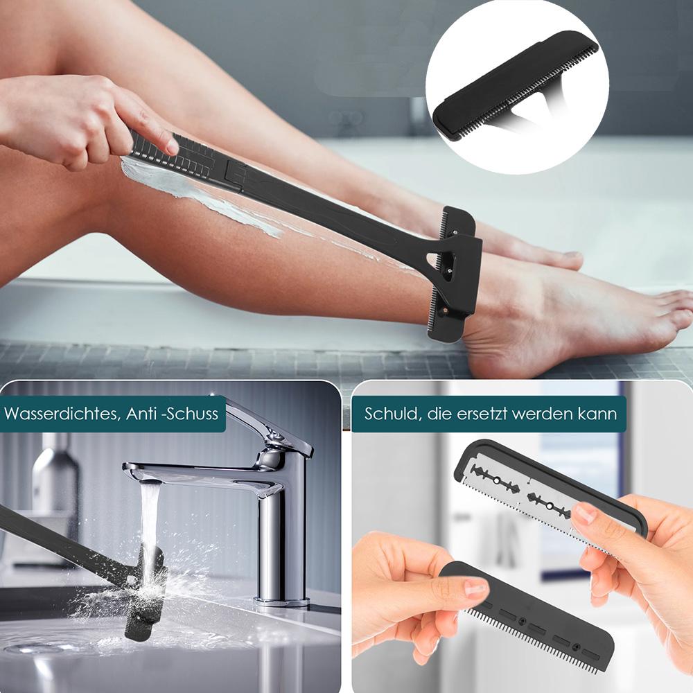 New Men Back Shaver Hair Body Shaver Safety Long Handle Foldable Trimmer Body Leg Long Handle Removal Shaving Razor Tool