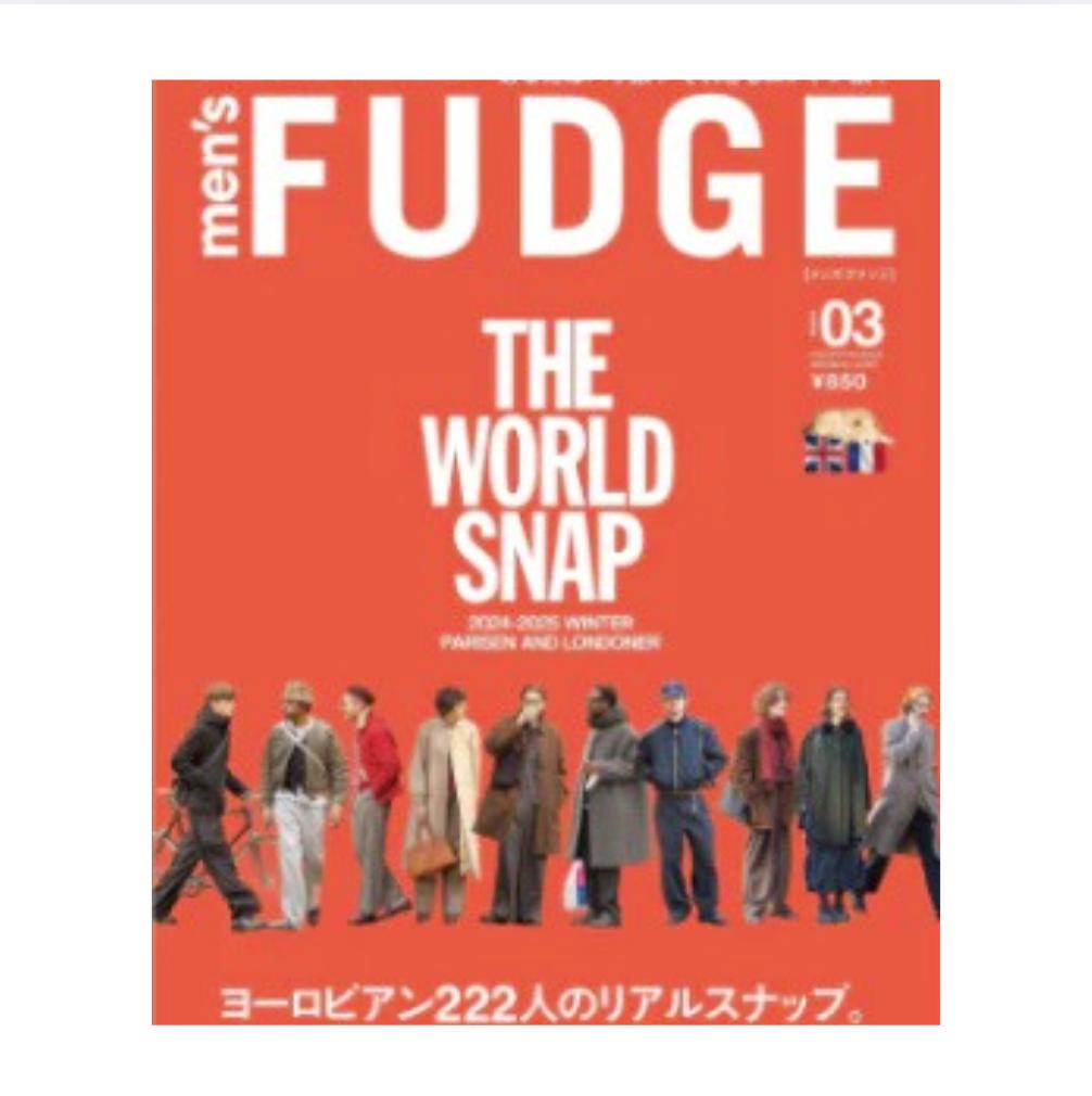 BRAND-NEW Men's FUDGE Vol.168-177 2025 Japanese Fashion Magazine