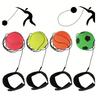 Sponge Rubber Wrist Strength Training Pitching Perfect Throwing Toy Ball Nylon Rope Sports Children's Portable Trainer Outdoor