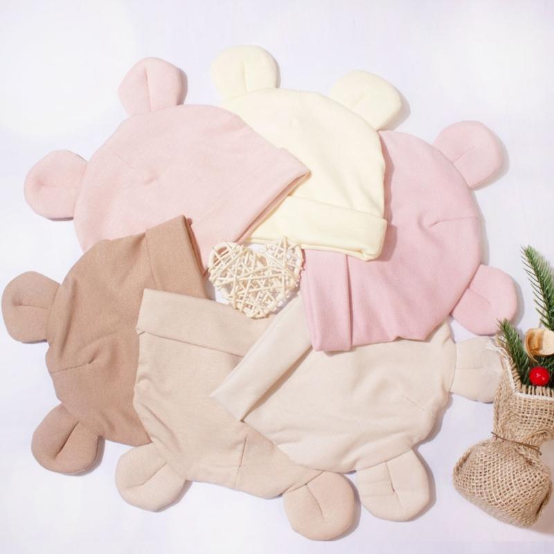 6pcs Infant Beanies Hats Breathable Cotton Spring Hat Newborn Hospital Hat Suitable for Newborns Aged 0 To 2 Months
