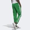 Adidas Originals Color Block Striped Logo Elastic Waist Straight Leg Knit Sports Pants Men Bottoms Green GN3520