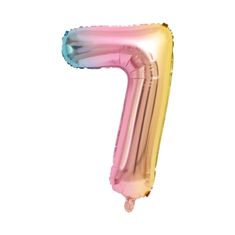 First Birthday Crown and Number Balloons for Baby Photo Props and Party Decoration