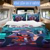 BNA Pattern Bedding,Quilt Set Quilt Cover Pillowcase Home Birthday Gift (1*duvet Cover+2*pillowcase,without core)ZSJT0917023