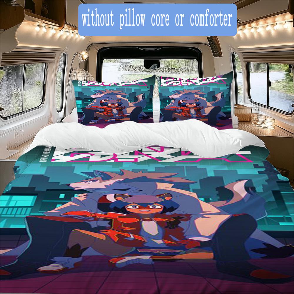 BNA Pattern Bedding,Quilt Set Quilt Cover Pillowcase Home Birthday Gift (1*duvet Cover+2*pillowcase,without core)ZSJT0917023