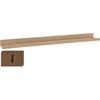 Frame Door - KOOPMAN INTERNATIONAL - Minimalist SHELF - Light Wood - Rectangular - 2000g