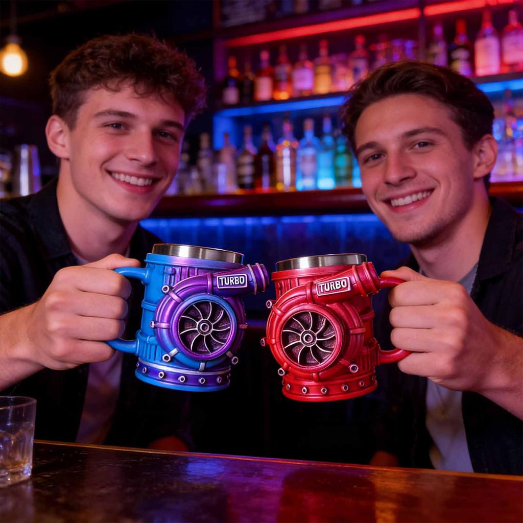 10.14oz Engine-themed Coffee Mug, Personalized Coffee Mug, Creative Car Engine Coffee Mug, A Perfect Gift For Car Enthusiasts.