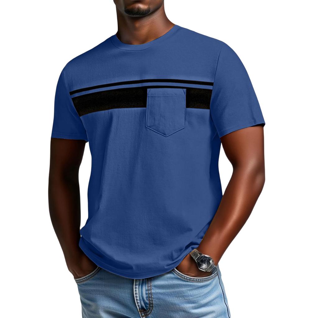 T-shirt  à  manches  courtes  pour  homme,  col  rond,  imprimé,  tendance,  loisir