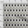 oneOone Tessuto Cotone Elasticizzato Stampa Geometrica Ikat Tessuto BTY Larghezza 40 Pollici