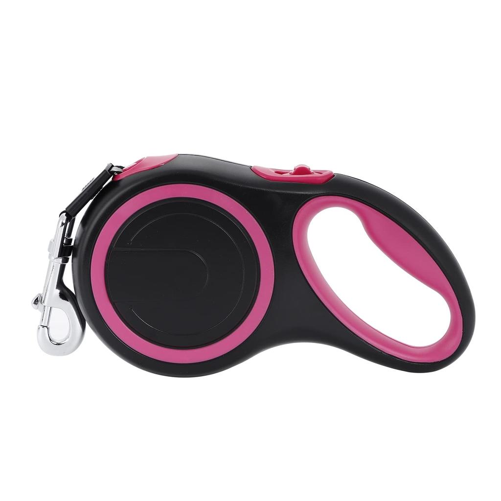 Dog Automatic for and Small 8m 50kg Load with for Large 10 Turn Signal Sea English Extension Carabiner [IBUKI-STYLE] Leash, Retractable, Retraction,