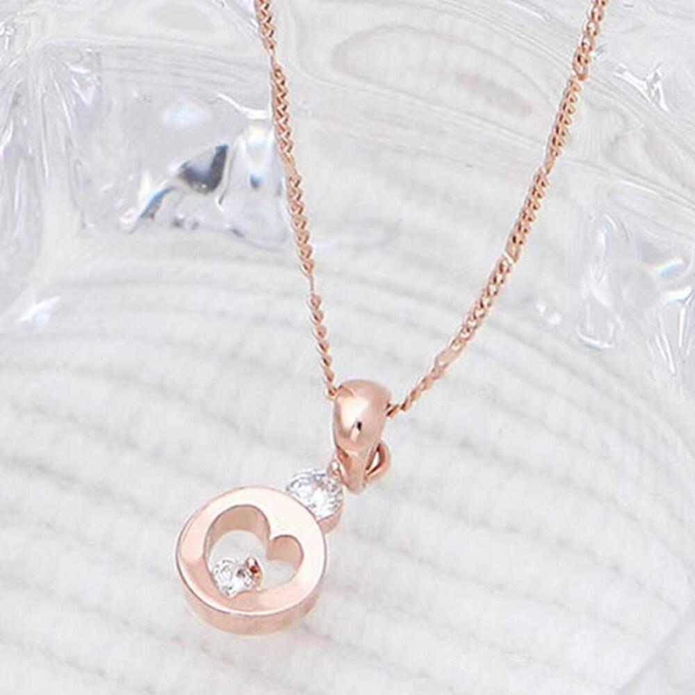Woman Daily 14Kgp Rose Gold Chain Necklace Ch1759195