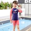Kids' Long-Sleeve Two-Piece UV Protection Swimsuit