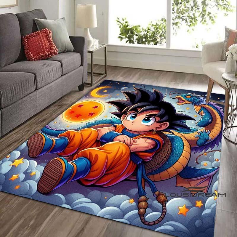 Tappeto Dragon Ball Beerus, Il Dio della Distruzione, Adatto per Camere da Letto, Soggiorni e Balconi; Tappetino Antiscivolo per Pavimenti.