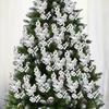 4 Styles White Berry Picks Multiple Heads Holly Berries Stems Branches for Christmas Wedding Winter Decoration Xmas Ornaments