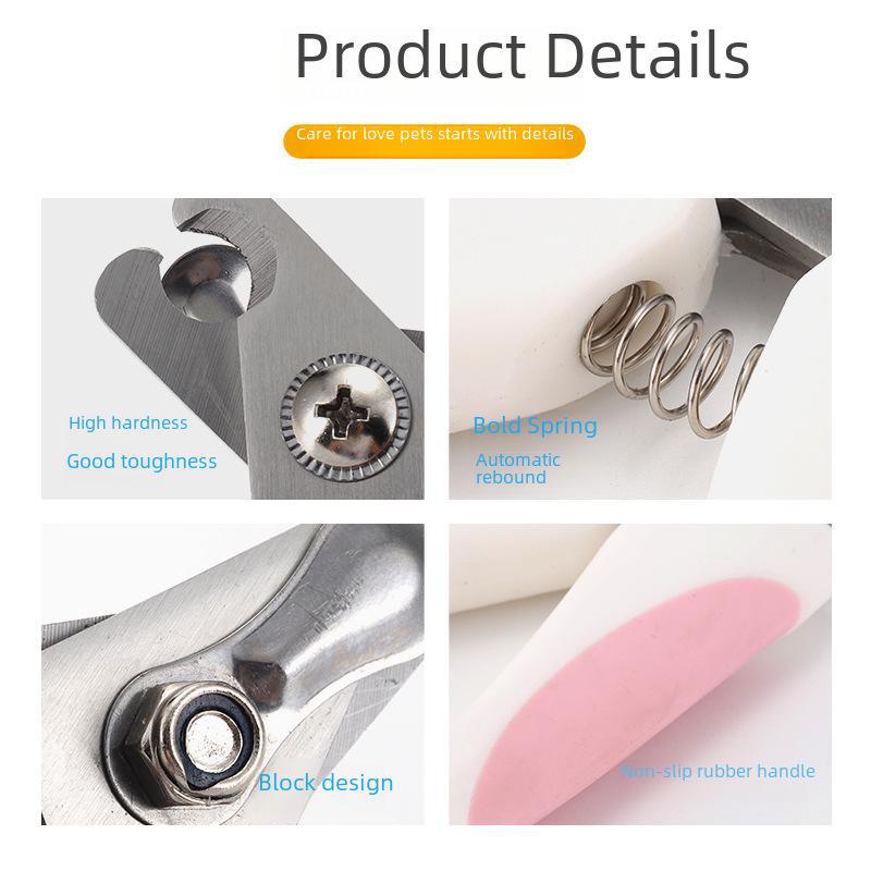 Tierpflege Nagelknipser für Katzen & Hunde - Edelstahlschere