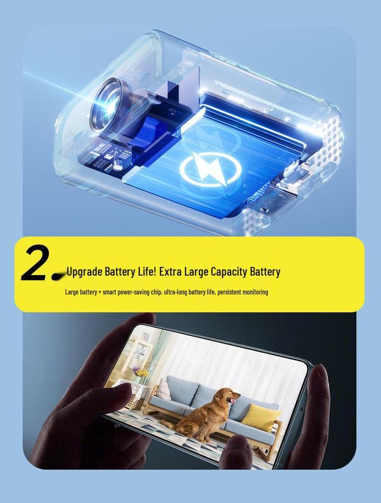 Wireless HD Indoor Security Camera with Direct Mobile Connection