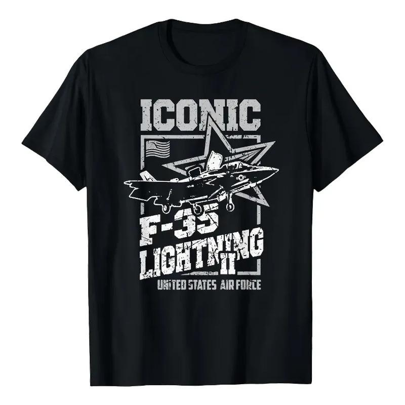 Camiseta Ic?nica Air Force F35 Lightning Ii S разноцветный