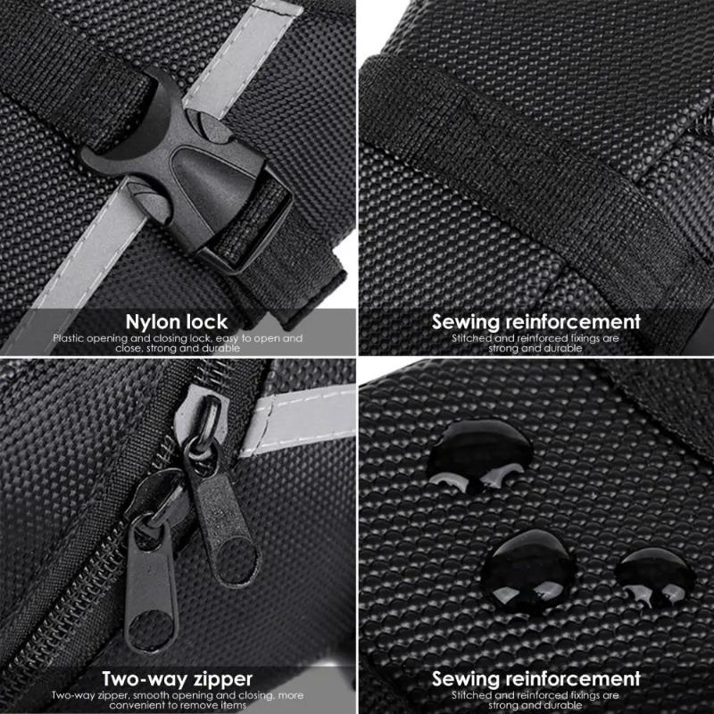 Bicycle Waterproof Saddle Bag Reflective Tail Bag Mountain Universal Rear Bag Outdoor Bicycle Accessories Practical