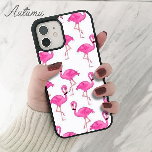 

Чехол для телефона с изображением фламинго для iPhone 11, 12, 13, 14 Pro Max mini X XR XS SE 2020 5, 6S, 7, 8 Plus, Samsung Galaxy S21 S22, чехол iPhone 12mini