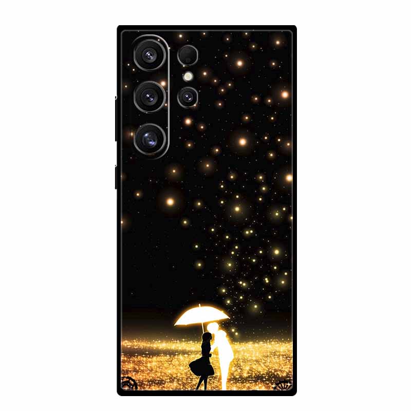 Animals Case For Samsung S26 Pro S25 S24 S23 FE S22 Plus Ultra Black Phone Cover Coque Galaxy S 25 Edge Protector Funda Capa