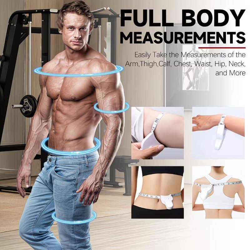 60 Inch Automatic Telescopic Tape Measure - Retractable Measuring Tape for Body, Suitable for Waist, Hips, Thighs, Abdomen