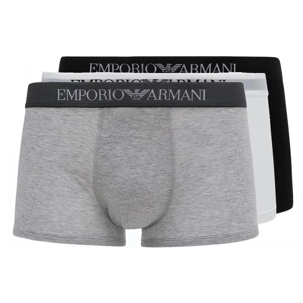 EMPORIO ARMANI Underpants Men's 3 Pack (Unisex) Boxer Briefs 111610 CC722 12460