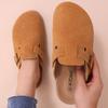 Fashion Litfun Classic Cork Clogs For Women Men Genuine Summer Clogs with Arch Support Cork Leather Home Mules Shoes Thick Beach Sandals