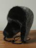 Fleece thickened hat women's autumn and winter new cold-proof thunder hat versatile ear protector warm knitted wool hat