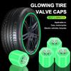 Luminous Car Tire Valve Caps Fluorescent Motorcycle Wheel Tyre For Honda Mugen Power TypeR Jazz City Civic Inspire Accord FIT HRV CRV Odyssey Jade