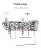 Super Bright LED Fog Light with Sequential Turn Signal for Jiefang J6P 500/420/550