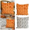 Halloween Printed Pillowcase Square Pillowcase Sofa Pillowcase No Core Comfortable Pillowcase