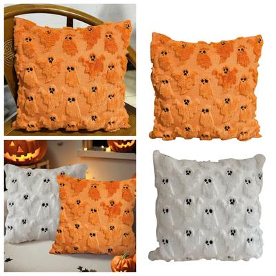 Halloween Printed Pillowcase Square Pillowcase Sofa Pillowcase No Core Comfortable Pillowcase