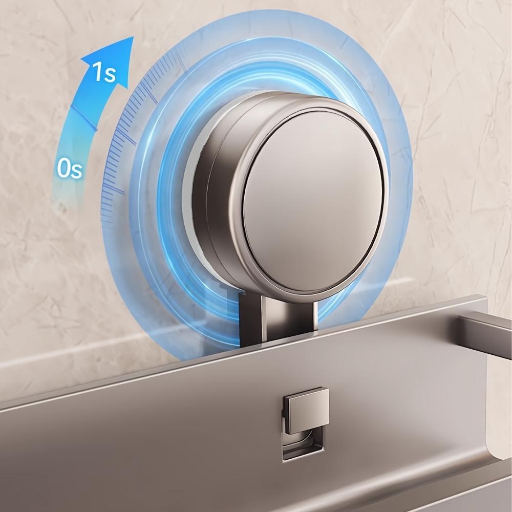 Robuster rostfreier Dusch-Organizer - Badezimmerregal mit Handtuchhaken für Badezimmer, Dusche oder Küche - Moderne Badezimmerdekoration