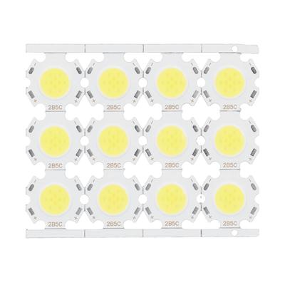 12Pcs LED Chips COB Light Emitter Component 5W 15?17V for DIY Spotlights Downlight Ceiling