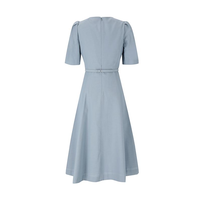 SOUP Square Neck Belted Two-In-One Dress (Sz4Opm2)
