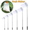 1.6-4M Fruit Picker Tool Metal Gardening Orchard Picking Tool with Storage Bag Fruit Catcher for Cherry Berry Orange Lemon Pear