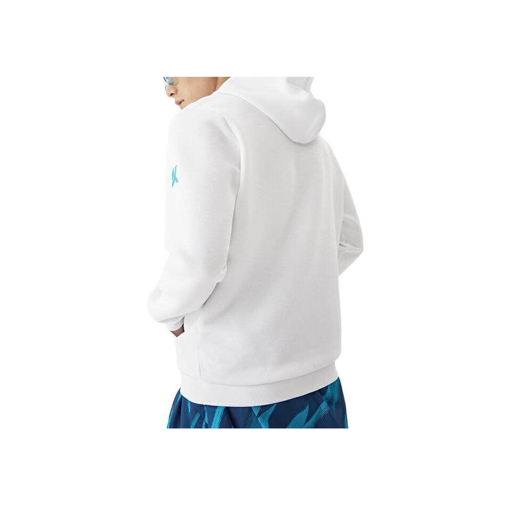 Anta Thompson Print Lässiger Hoodie Pullover Herren Tops Weiß 152131718-1