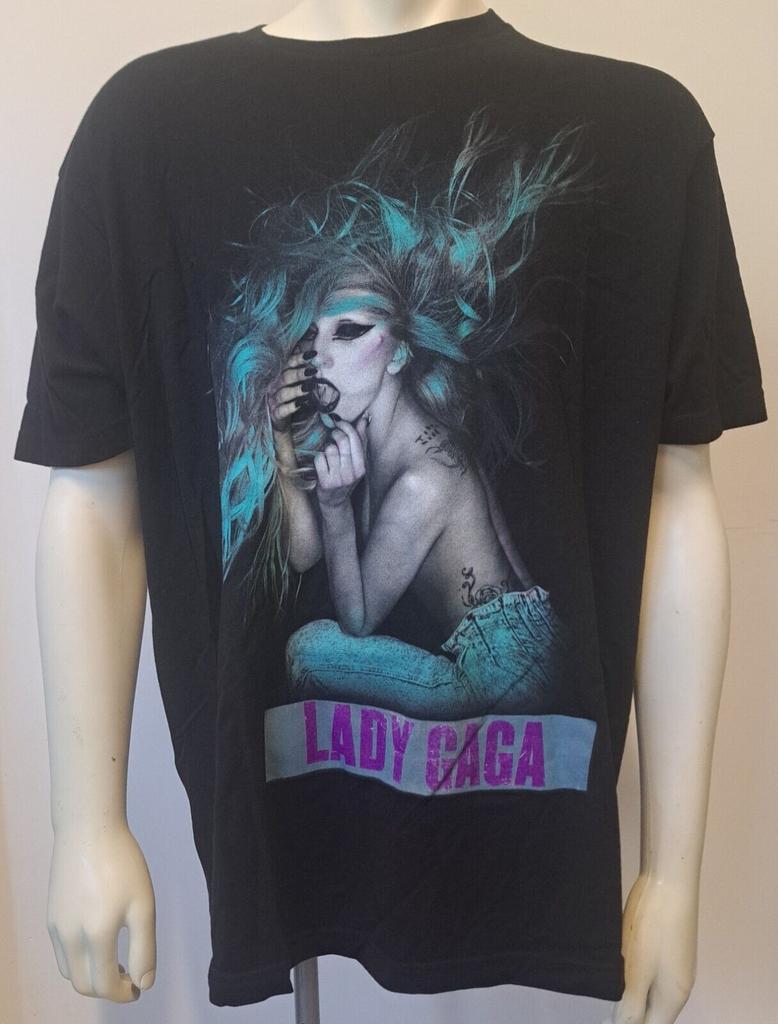 2013 Lady Gaga Born This Way Concert Tour Maglietta Pop Music tee NH22667