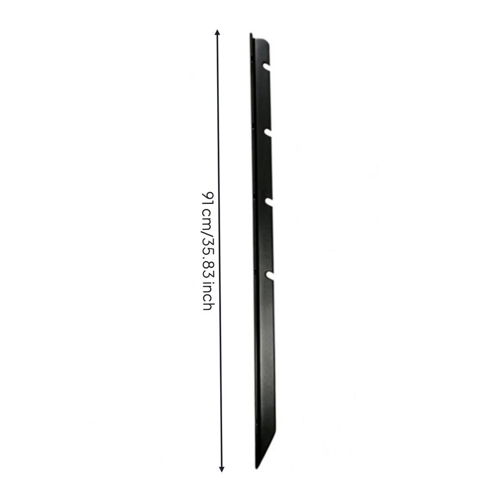 Carbon Steel Tent Stake Rustproof Ground with Notches Break-Resistant