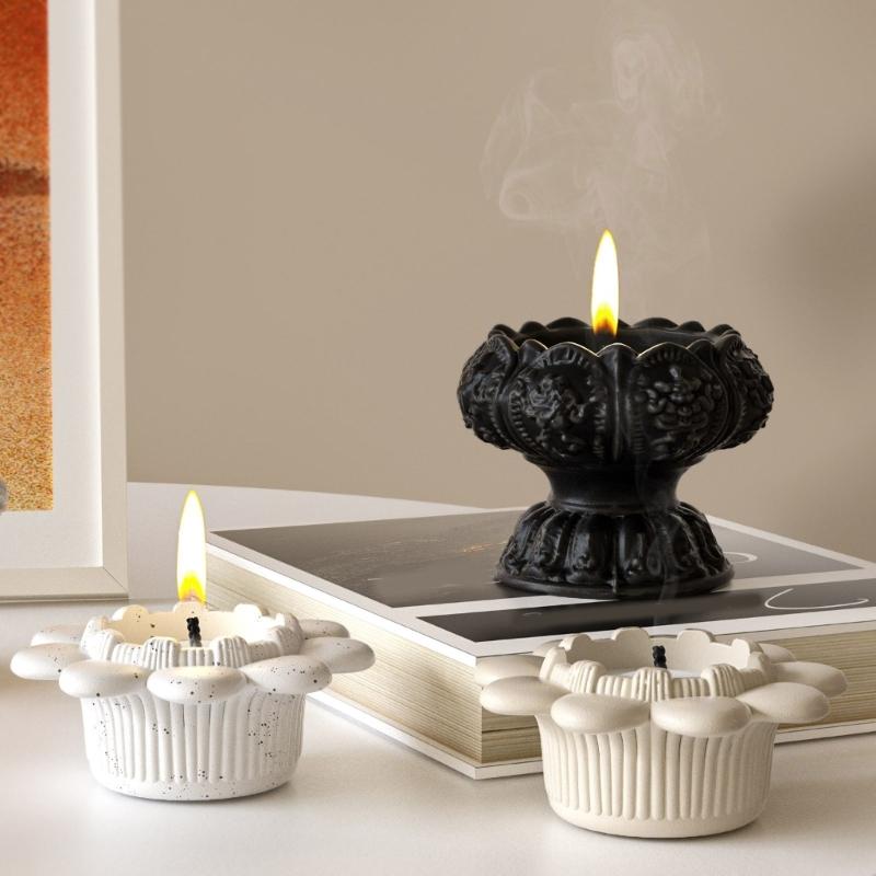 Kerzenbecherform Blumenform Teelichthalterformen Bastelformen Einzigartige Kerzenständerformen Geeignet für handgefertigtes Geschenk
