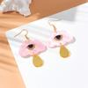 Funny Halloween Clouds, Eyes, Water Droplets, Mirror Finish Acrylic Earrings, Personalized, Niche, Fun, Creative Earrings