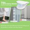 4 Pack Magnetic Silicone Shower Curtain Clips for Keeping Liner Closed to Wall Agat Water Splashing Out, Self Adhesive Windproof Splash Holder, Easy