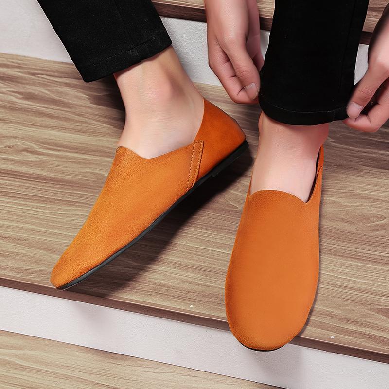 Golden Sapling Man Loafers Summer Leather Flats Men's Casual Shoes Leisure Party Shoe Slip-on Driving Flat Retro Moccasins Male