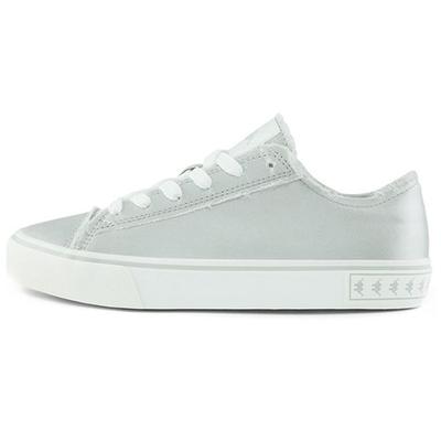 Synthetic Leather Non-Slip Wear-Resistant Low-Top Skate Shoes Women Sneaker Silver K0B45CC40D-171