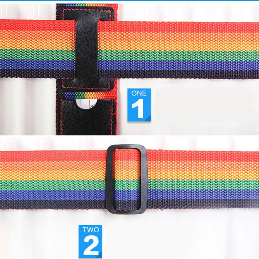 Adjustable Suitcase Belt Practical Luggage Strap Packing Strap with Quick Release Buckle Travel Accessories for Suitcase